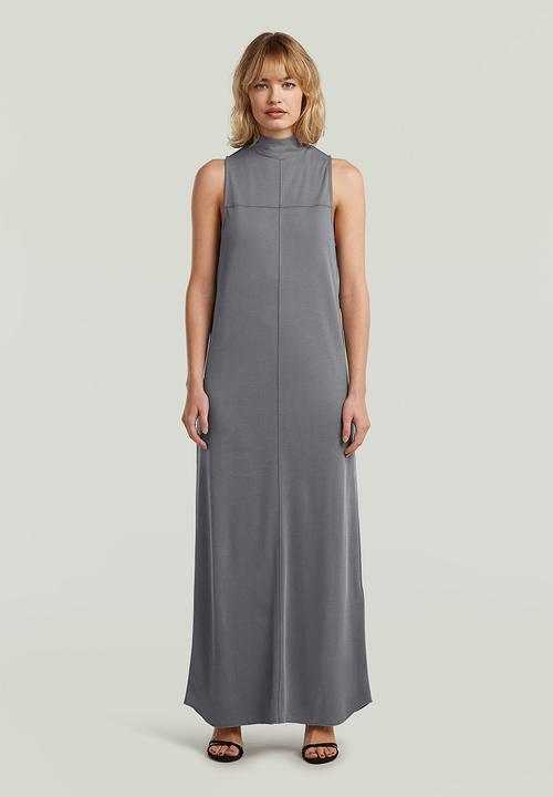 G-STAR - Long flowy mock t dress wmn - orphus