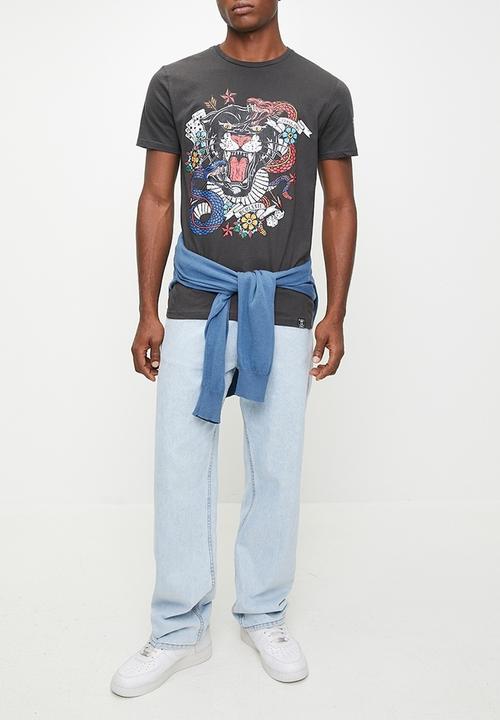 Brave Soul - T-Shirts - Charcoal