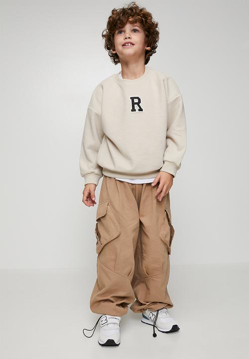 Pop Candy - Sweatshirt - milk tea stripes