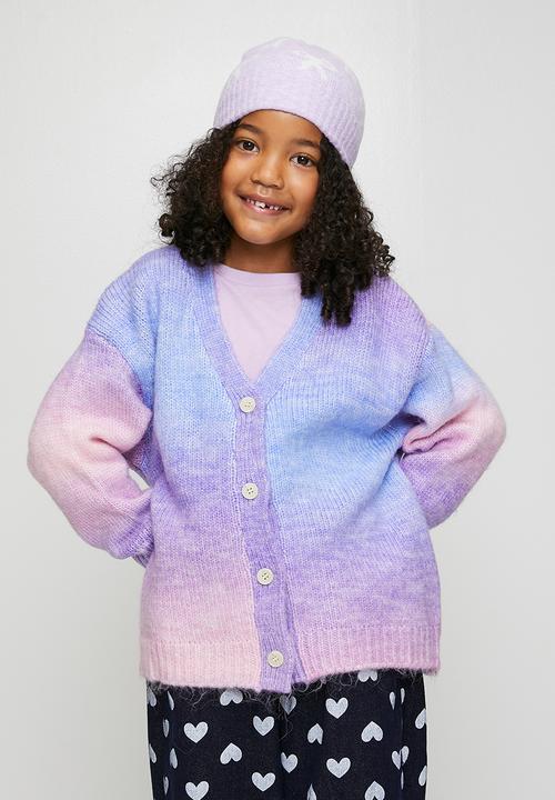 Pop Candy - Knit v-neck cardigan - pastel gradient