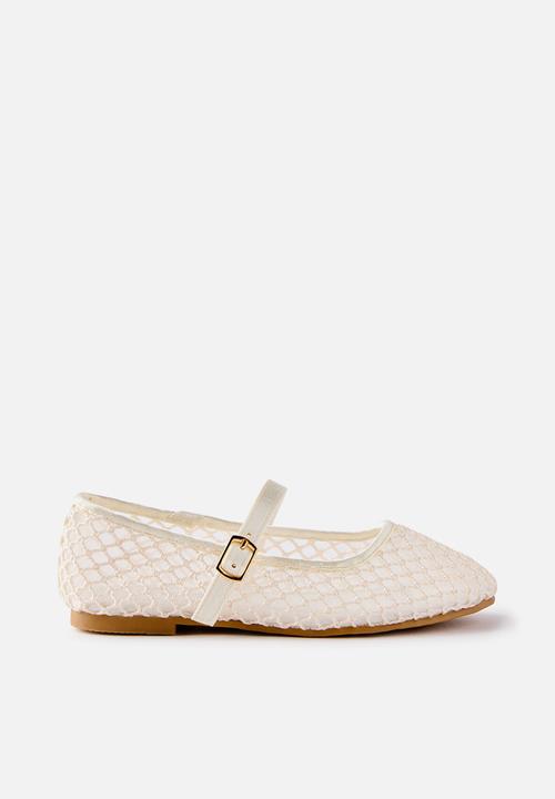 Cotton On - Olivia Ballet Flat - Vanilla/Woven