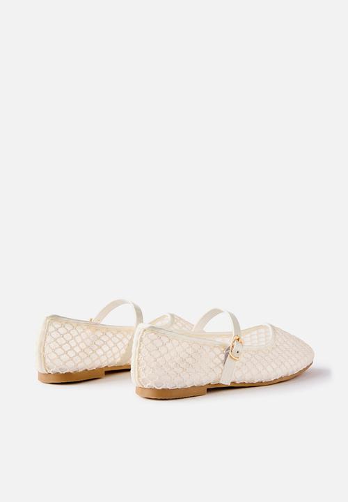 Cotton On - Olivia Ballet Flat - Vanilla/Woven