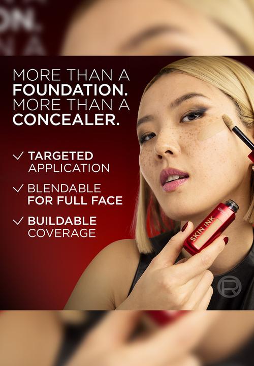 L'Oreal Paris - Infaillible Skin Ink Semi-permanent 2-in-1 Foundcealer - Light Warm 125
