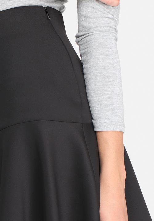 dailyfriday - Dropped waist scuba mini skirt
