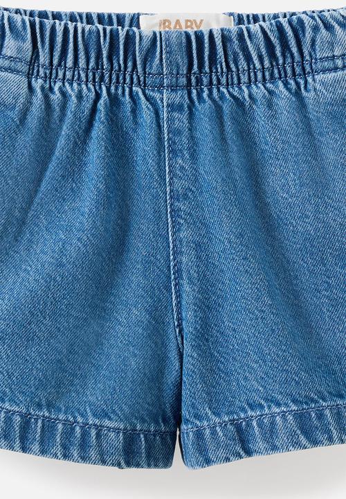 Cotton On - Jagger Denim Short - Burleigh Blue Wash