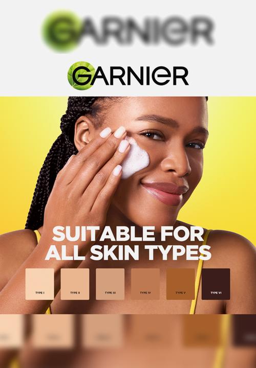 Garnier - Even and Bright Serum Cleanser 3 piece Bundle