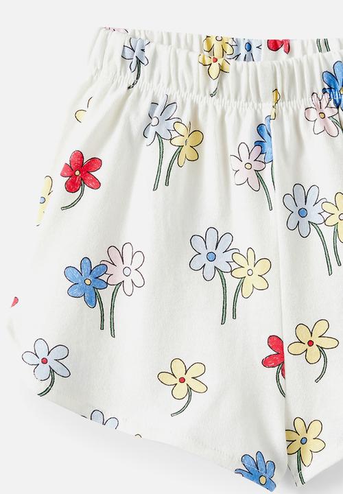 Cotton On - Koda Short - Vanilla/Meadow Daisy