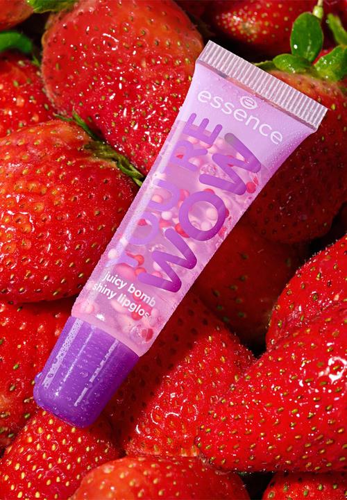 essence - Say It With Juicy You'Re Wow Juicy Bomb Shiny Lipgloss - 04  Strawberry Splash