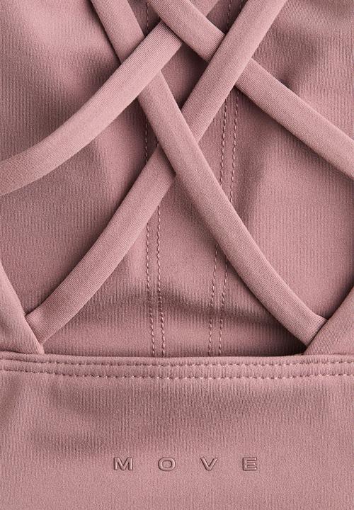H&M - Medium support sports bra with softmove? - antique rose