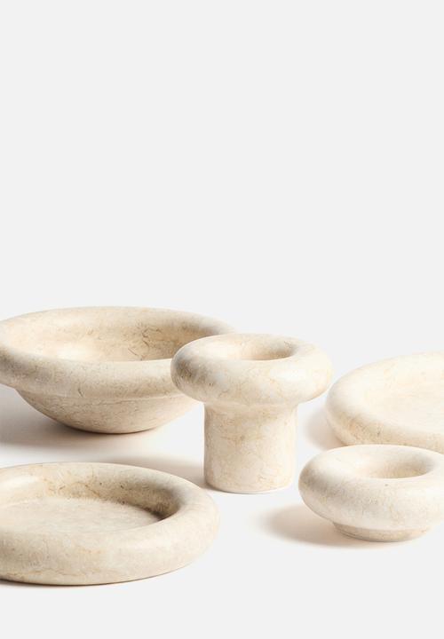H&M - Marble tray - beige