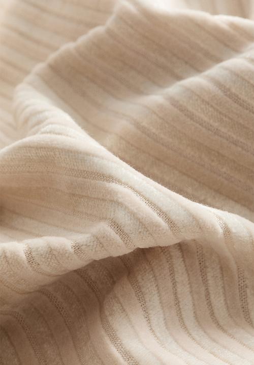 H&M - Corduroy cushion cover - cream