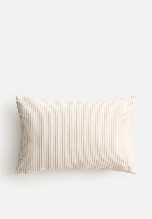 H&M - Corduroy cushion cover - cream