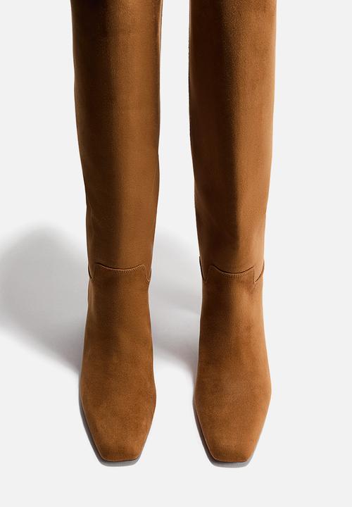 H&M - Knee-high boots - dark beige