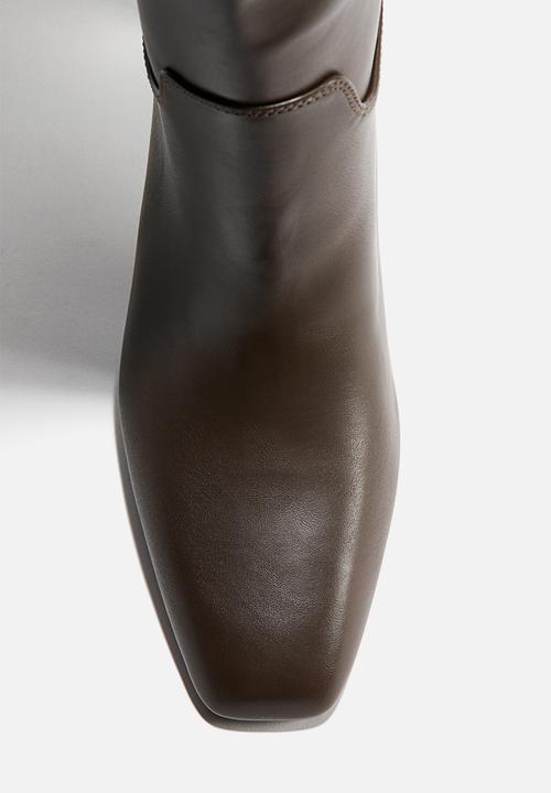 H&M - Knee-high boots - dark khaki green