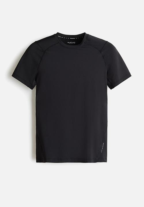 H&M - Compression fit sports T-shirt with drymove™ - black