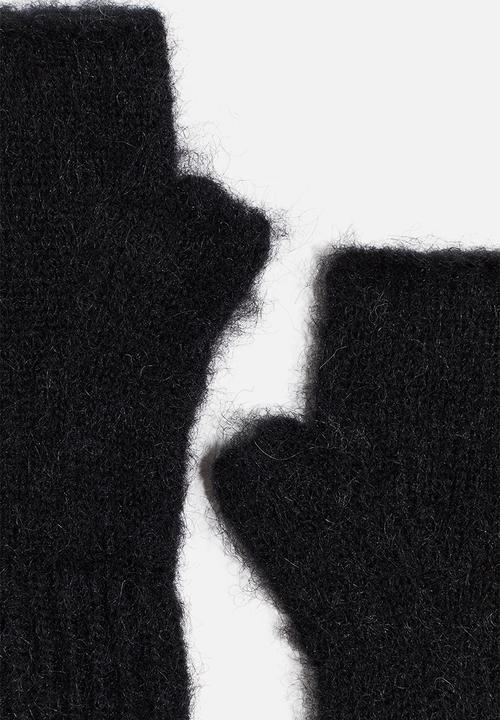 H&M - Fingerless mittens - black