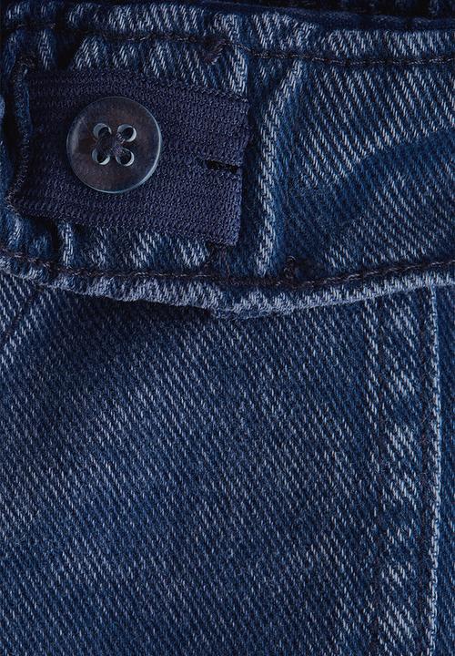 H&M - Cotton denim trousers - dark denim blue