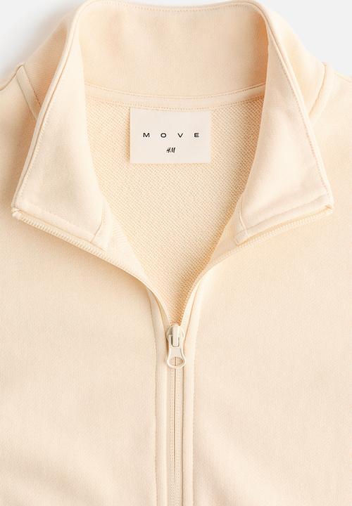 H&M - Slim fit track jacket - light apricot