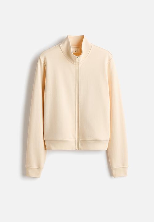 H&M - Slim fit track jacket - light apricot