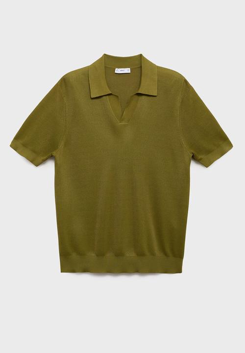 MANGO - Polo shirt boda - green