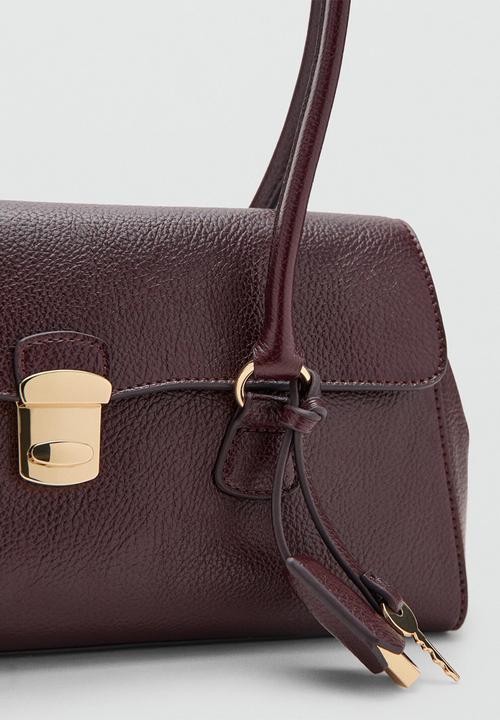 MANGO - Siena shoulder bag - red