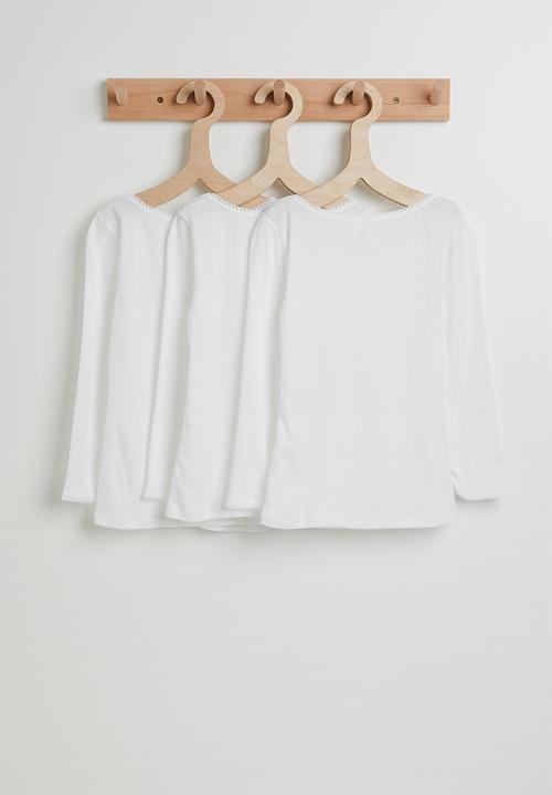 Pop Candy - Girls 3 pack spencer - white
