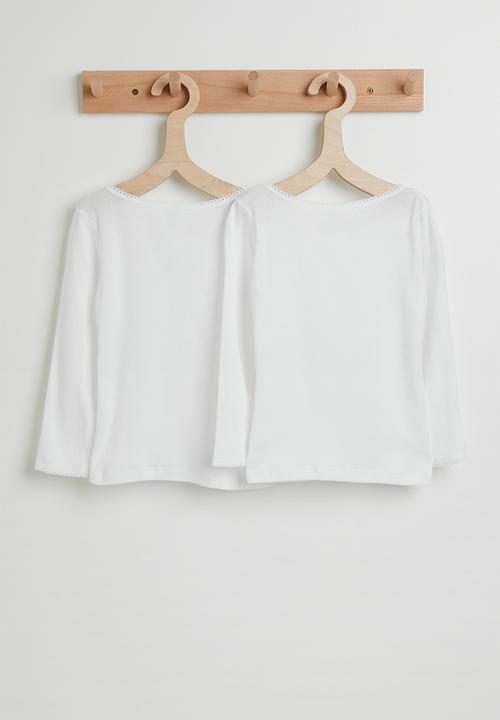 Pop Candy - Girls 2 pack spencer - white
