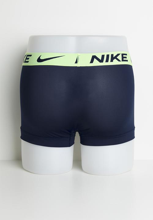 Nike - Dri-Fit Essential Micro Trunk 3 Pack - Navy