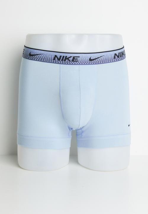 Nike - Essential Cotton Trunks 3 Pack - Blue