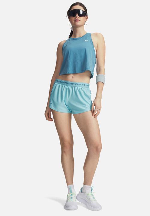 Under Armour - Tech Play Up Shorts - Blue Haze/White
