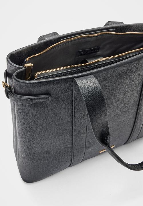 Forever New - Dalton laptop tote bag in black