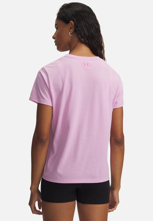 Under Armour - UA W VARSITY Short Sleeve - Pink Dawn/Pink Rave