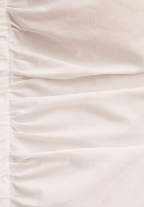 Forever New - Ainsley gathered shirt - porcelain