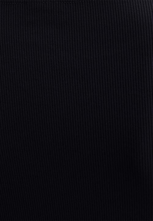 Forever New - Rebecca scallop long sleeve top - navy/porcelain