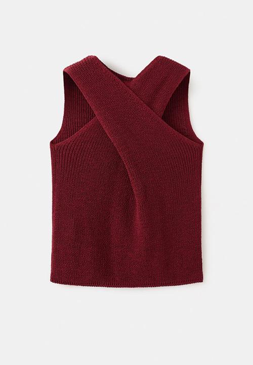 MANGO - Top astro - dark red