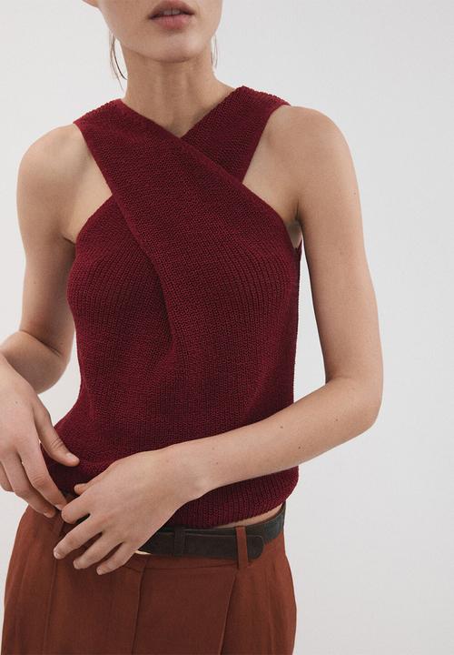 MANGO - Top astro - dark red