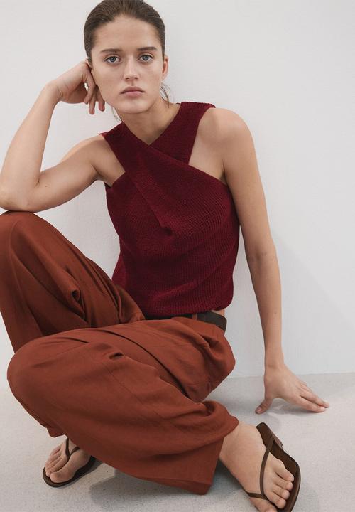MANGO - Top astro - dark red