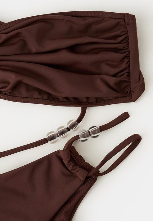 MANGO - Bikini pantie chiara- rust/copper