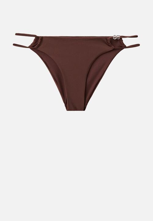 MANGO - Bikini pantie chiara- rust/copper