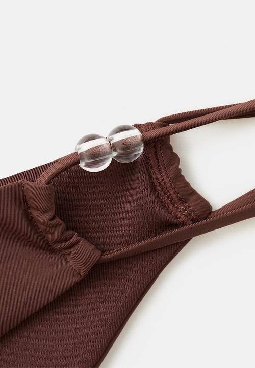 MANGO - Bikini pantie chiara- rust/copper