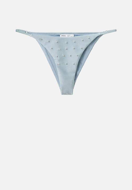 MANGO - Bikini pantie diaco- light/pastel gray