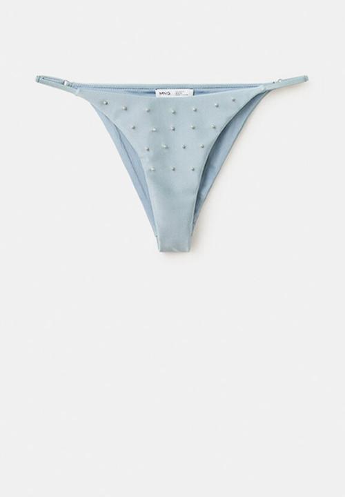 MANGO - Bikini pantie diaco- light/pastel gray