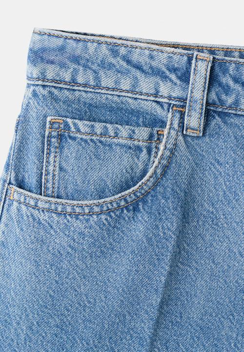 MANGO - BERMUDA SHORTS CAMILLA - Open-Blue