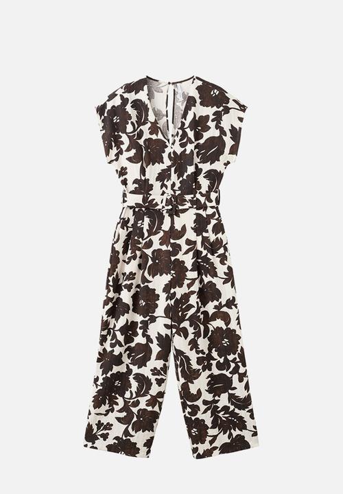 MANGO - Jumpsuit simba - light beige