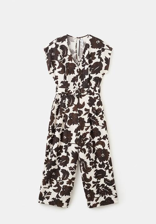 MANGO - Jumpsuit simba - light beige