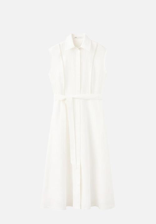 MANGO - Dress caty2 - light beige