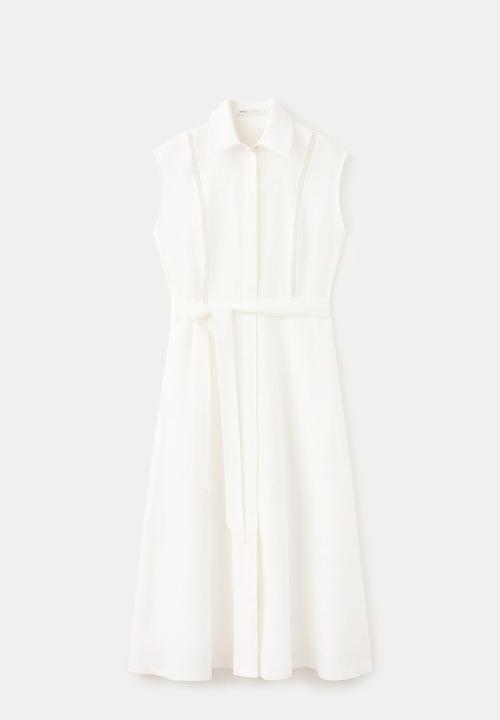 MANGO - Dress caty2 - light beige
