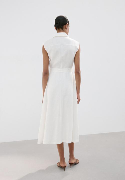 MANGO - Dress caty2 - light beige