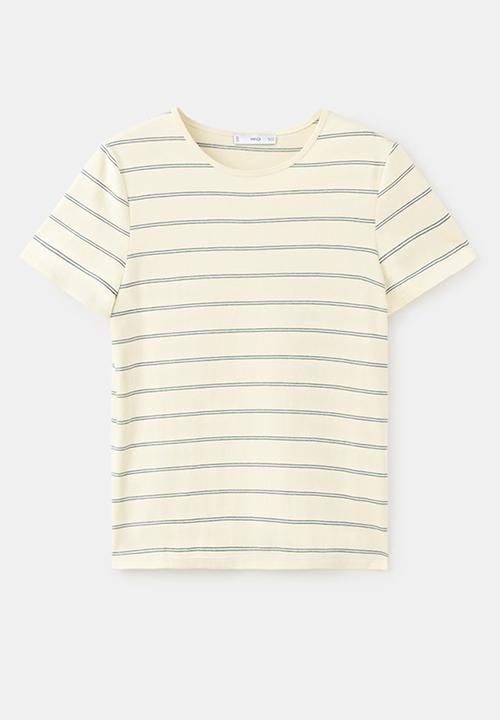 MANGO - T-shirt ancli - light/pastel yellow