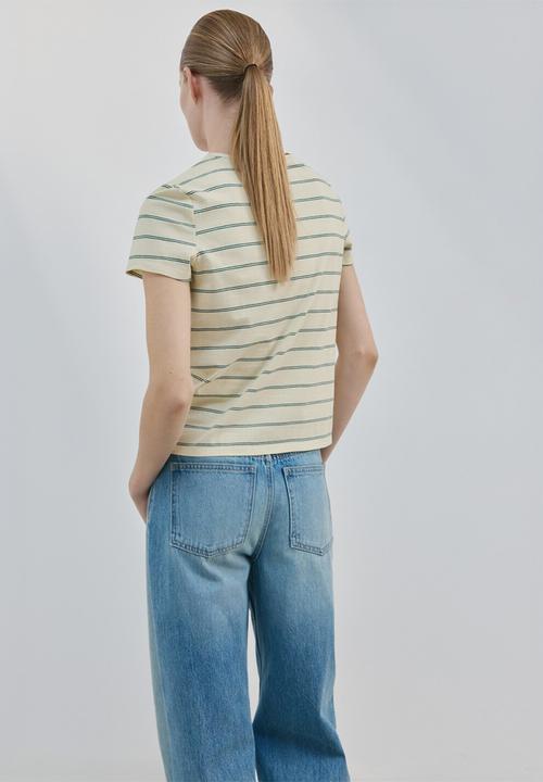 MANGO - T-shirt ancli - light/pastel yellow